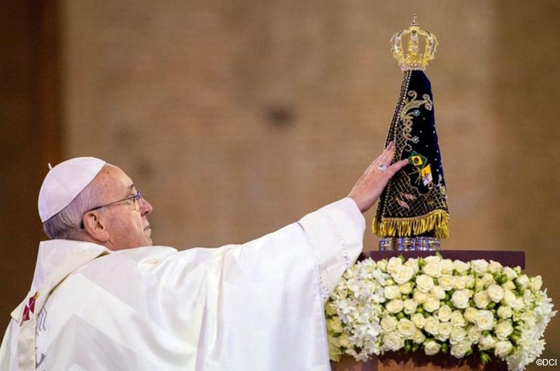 Papa Francisco e Nossa Senhora Aparecida