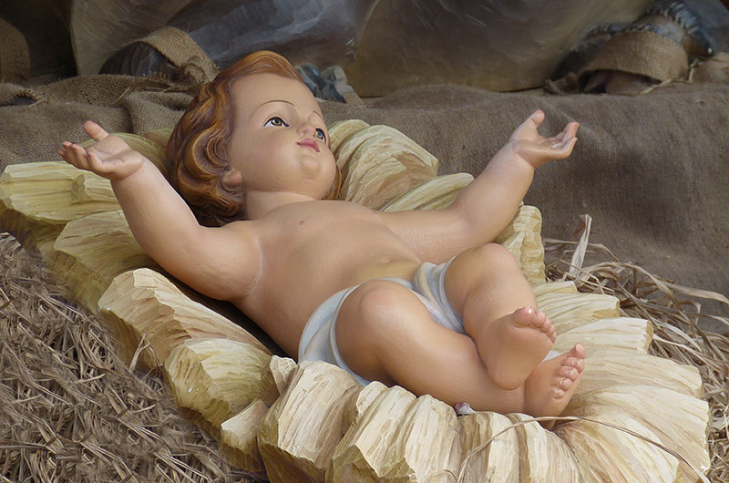 Menino Jesus no Presépio - Natal